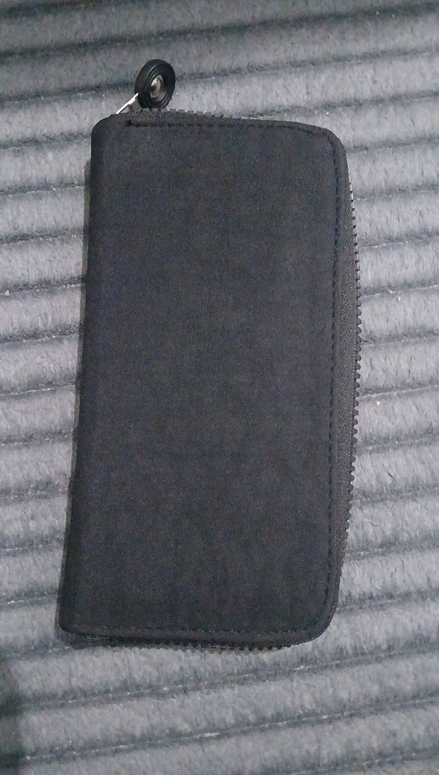 Fermuarlı Siyah Kadın Clutch Cüzdan - Görsel 3