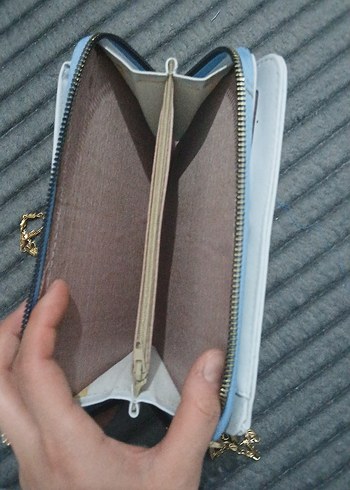 Kadın Beyaz Minimalist Zincirli Çapraz Çanta - Görsel 5