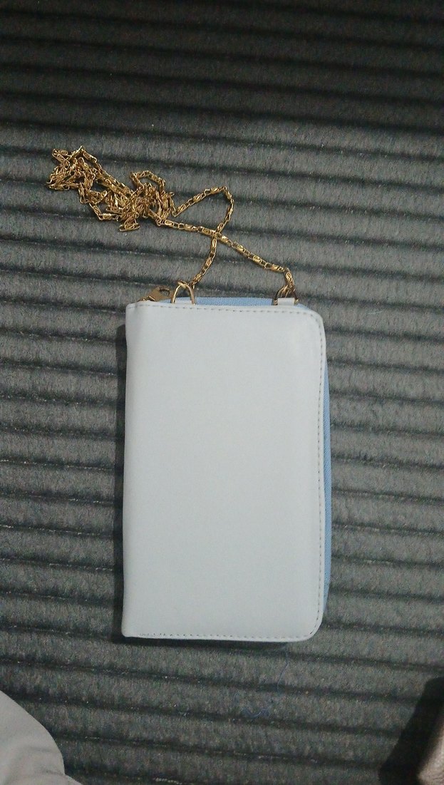 Kadın Beyaz Minimalist Zincirli Çapraz Çanta - Görsel 2