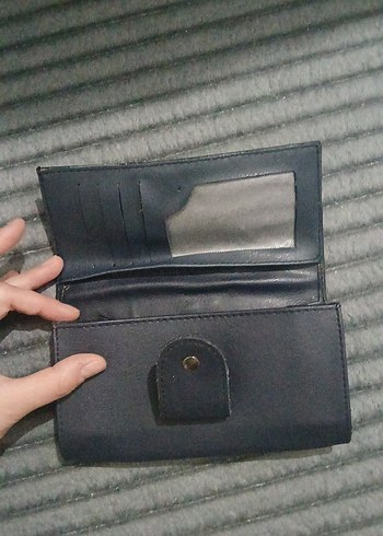 Lacivert Kadın Cüzdanı Tokalı - Görsel 3