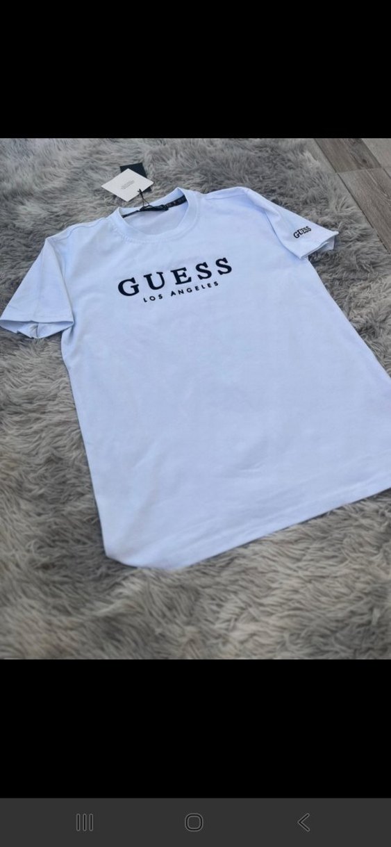Guess Beyaz Baskılı Kadın Tişört - Görsel 4