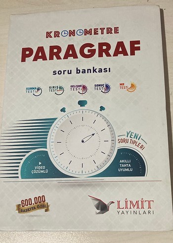 Limit Yayınları Kronometre Paragraf Soru Bankası