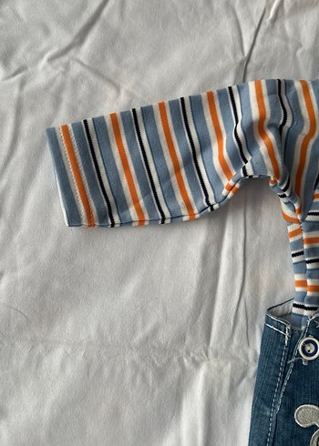 Decathlon Nakışlı Mavi Denim Erkek Çocuk Tulum