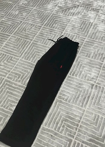 Siyah Kadın Rahat Kesim Sweatpant Polo - Görsel 3