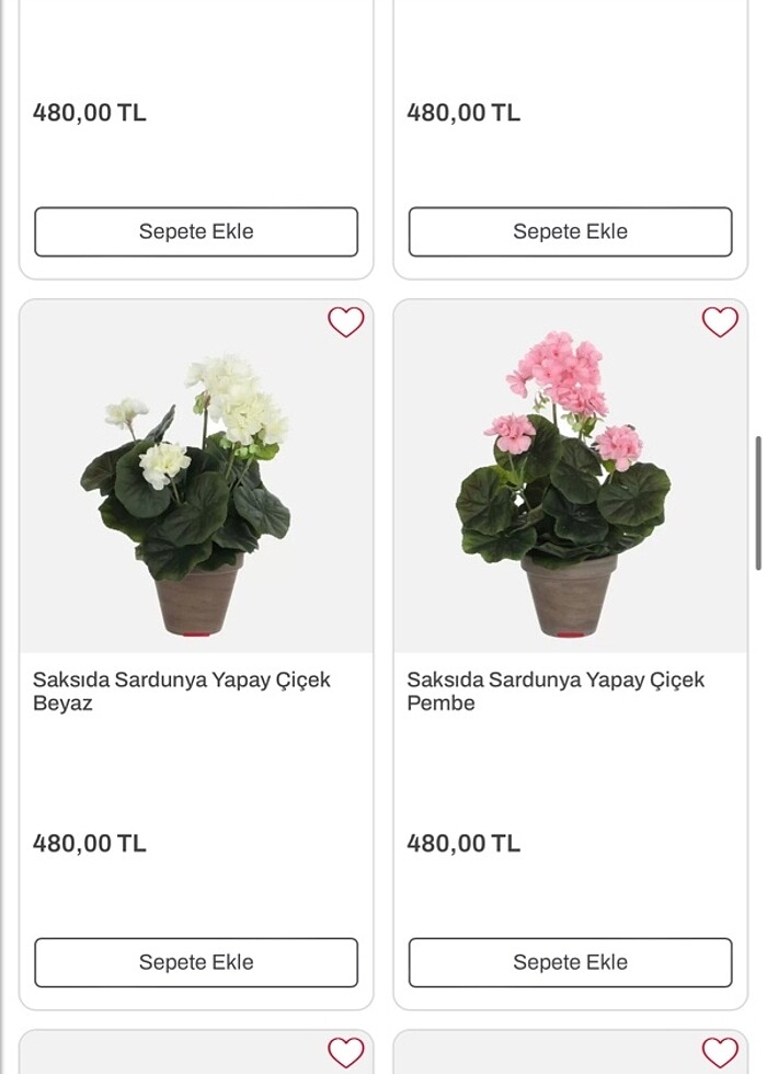 Sardunya yapay çiçek - Görsel 2