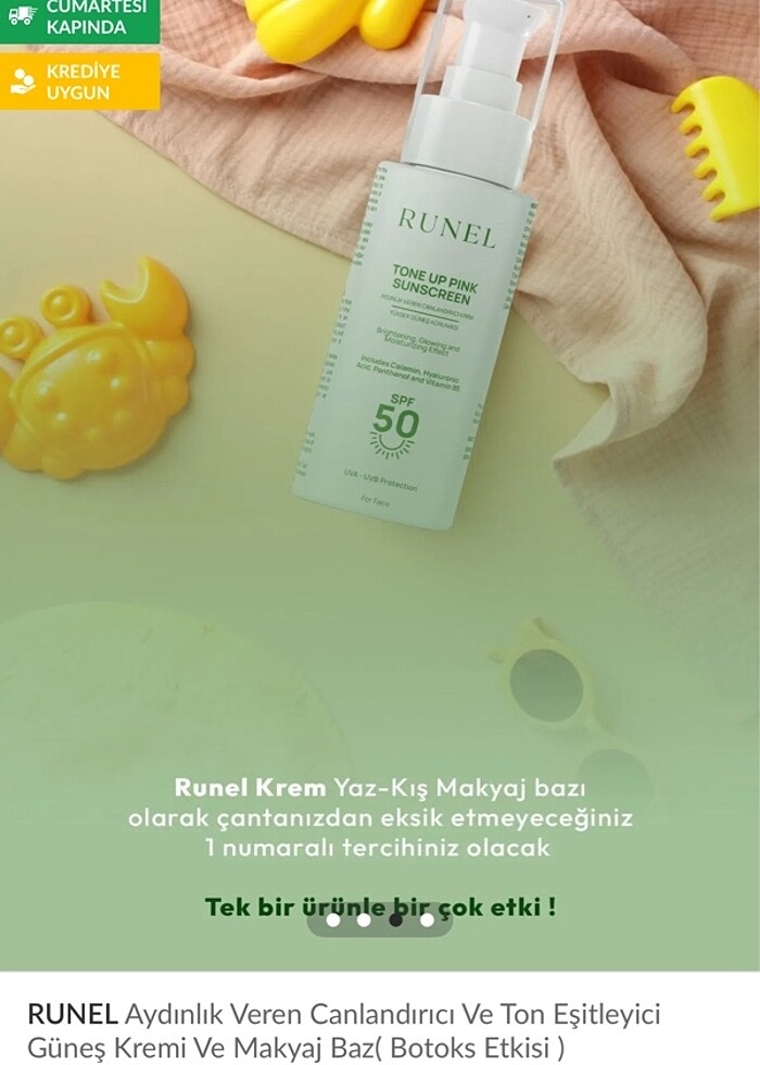Runel Güneş Kremi - Görsel 3