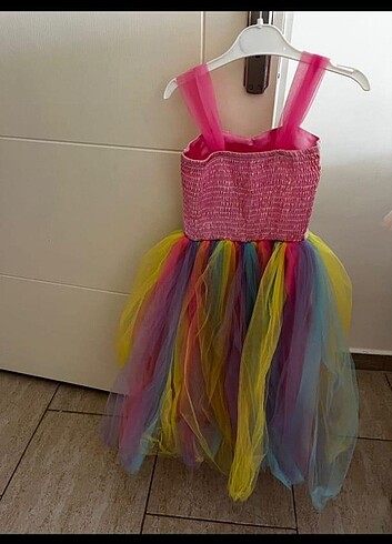 5 Yaş Beden Unicorn elbise