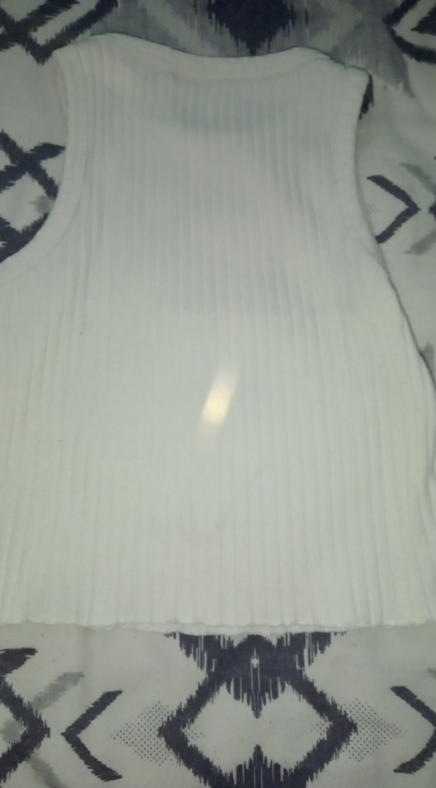 Baskılı Beyaz crop - Görsel 3