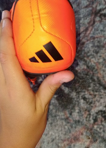 Turuncu Erkek Futbol Ayakkabısı Velcro Detaylı - Görsel 5