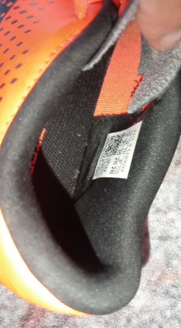 Turuncu Erkek Futbol Ayakkabısı Velcro Detaylı - Görsel 4