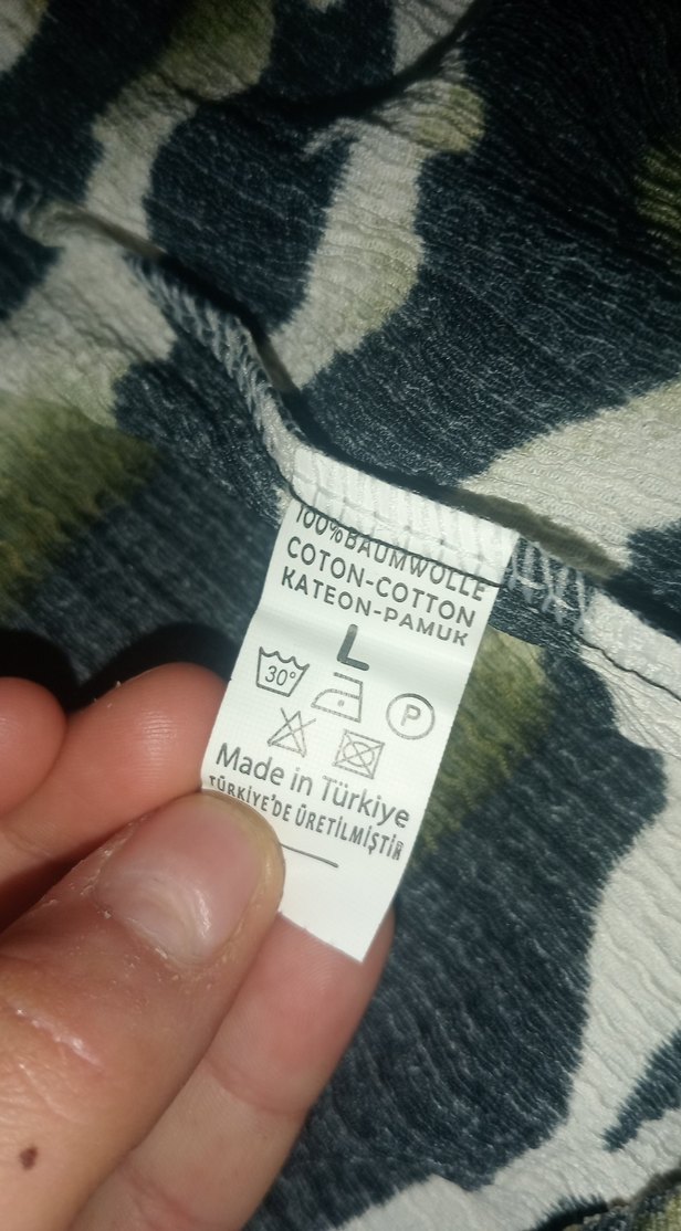 Kahverengi Zebra Desenli Kadın Bol Kesim Pantolon - Görsel 3