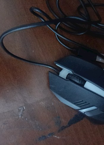 Kablolu Siyah Gri Bilgisayar Hadron Mouse