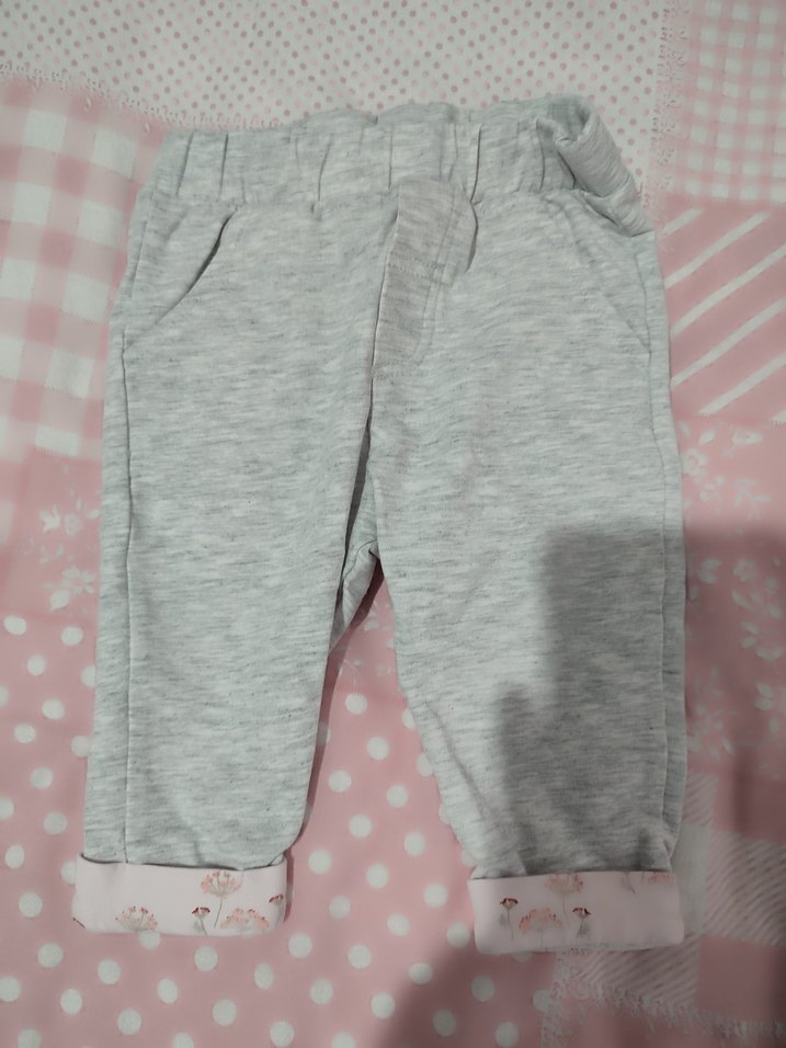 Kız Çocuk Pamuklu Rahat Kesim Tayt Seti - Görsel 2