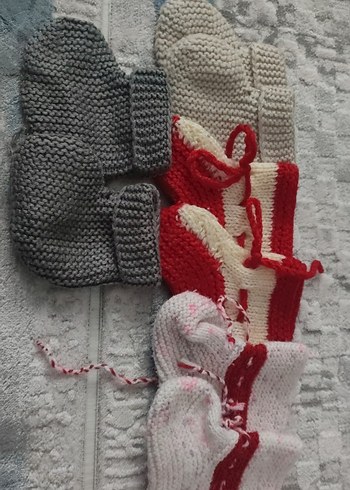 Kız Çocuk Örgü Bohem Tarz Botlar - Görsel 2