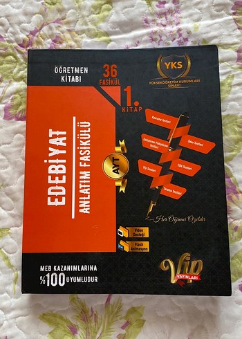 Edebiyat Anlatım Fasikülü 36 Fasikül YKS Kitabı