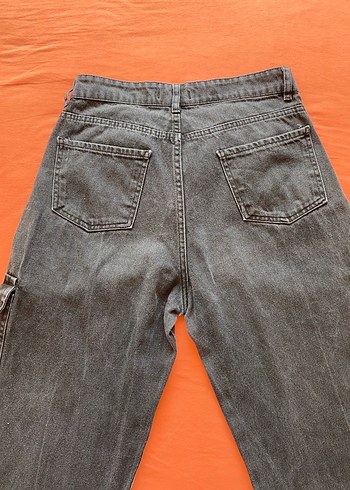 40 Beden kargo Bol Kesim Kot Pantolon