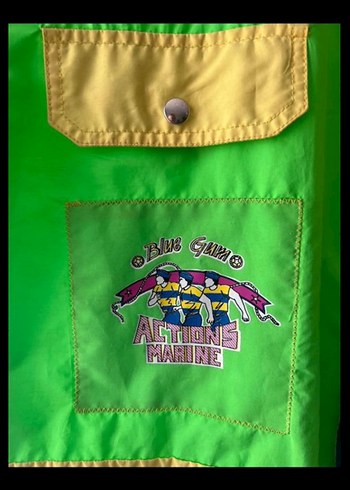 Yeşil Fermuarlı Yağmurluk - Görsel 3