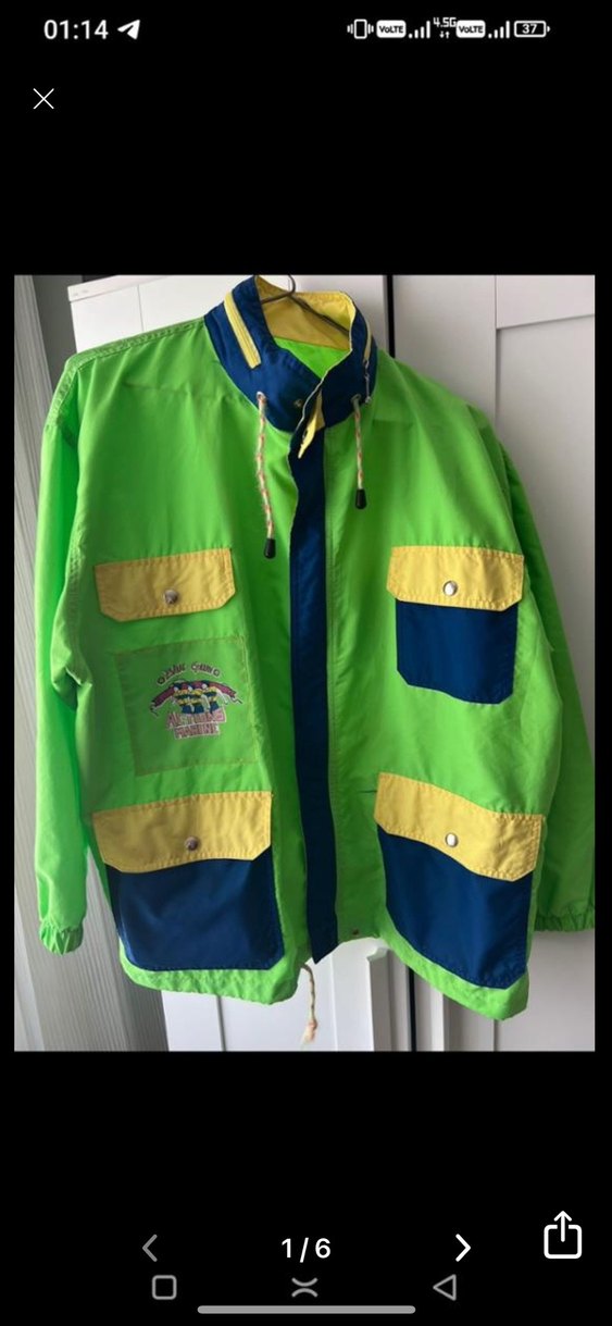 Yeşil Fermuarlı Yağmurluk - Görsel 2