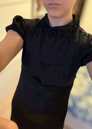 Diğer Yarı saten vintage elbise