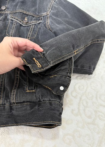 s Beden gri Renk İçi kürklü pull and bear mont