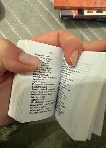 Parmak Sözlük Türkçe-Almanca, Almanca-Türkçe - Görsel 4