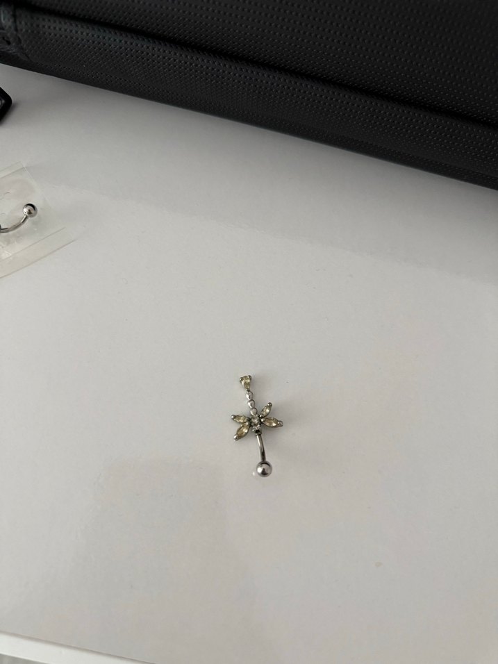 Taşlı Göbek Piercing - Görsel 4
