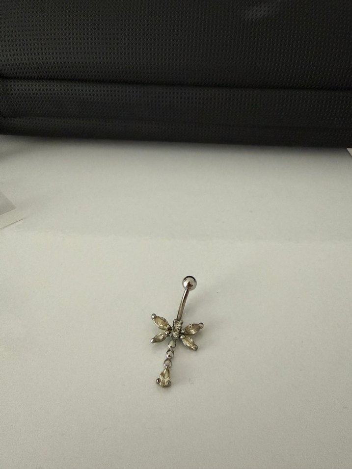 Taşlı Göbek Piercing - Görsel 2