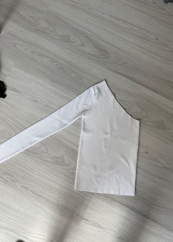 s Beden beyaz Renk Tek Kollu Beyaz triko