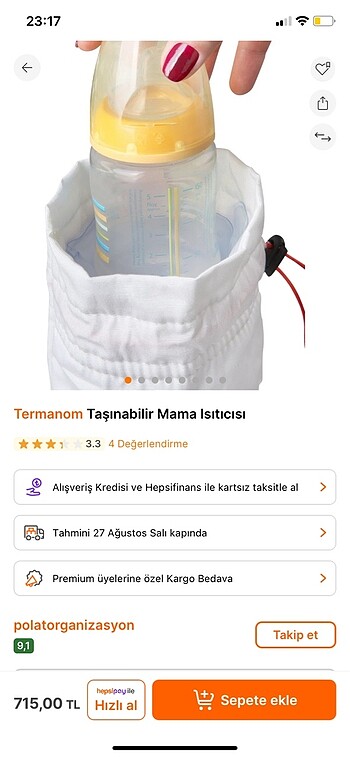 Beden beyaz Renk Taşınabilir mama ısıtıcı