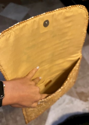  Beden sarı Renk Koton siyah gülen yüz nakışlı hasır kadın clutch / el çantası