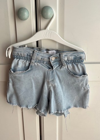 Yüksek bel Mini Denim Şort