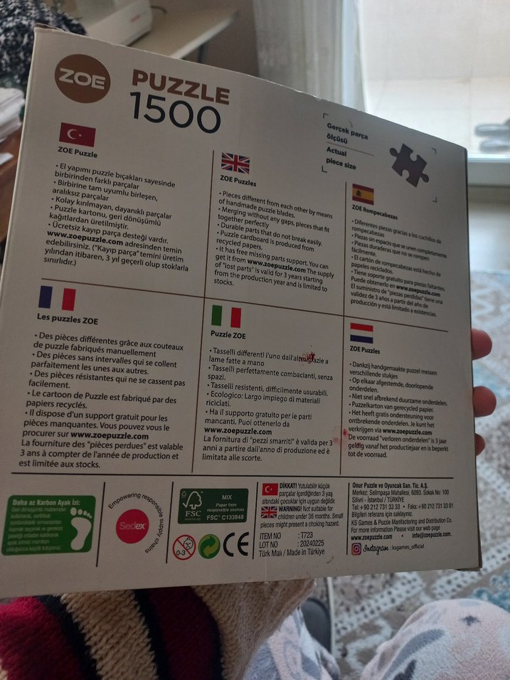 1500 Parça Puzzle - Görsel 2