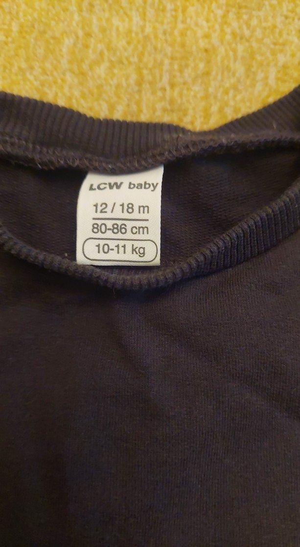 Kız Çocuk Kahverengi Uzun Kollu Baskılı Tişört - Görsel 2