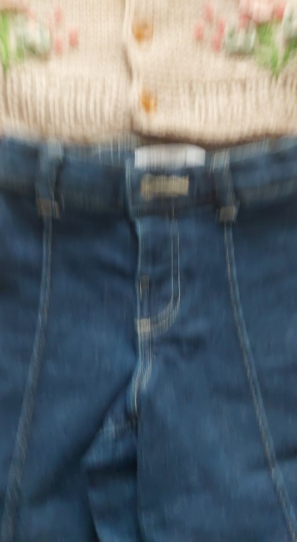 Nakışlı Bej Kız Hırka - Görsel 3