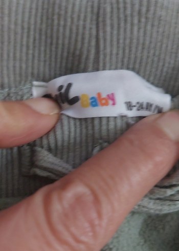 mint yeşili Erkek Çocuk Polar Rahat Pantolon - Görsel 2