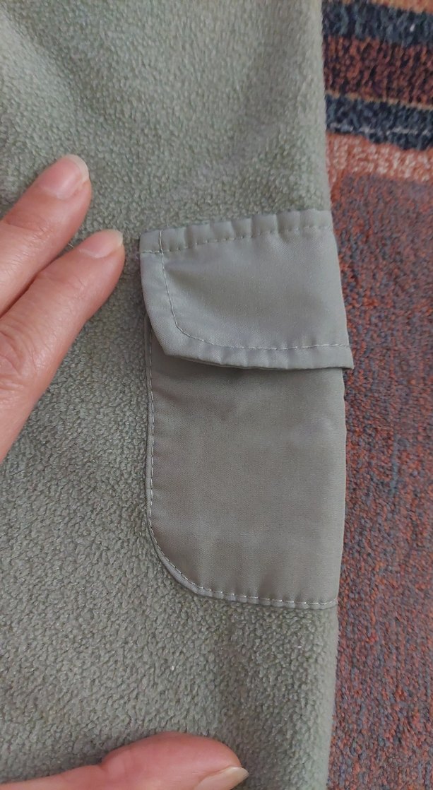 mint yeşili Erkek Çocuk Polar Rahat Pantolon - Görsel 3