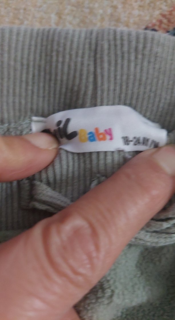 mint yeşili Erkek Çocuk Polar Rahat Pantolon - Görsel 2