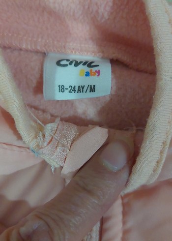 Kız Çocuk Pembe Fermuarlı Sweatshirt - Görsel 3