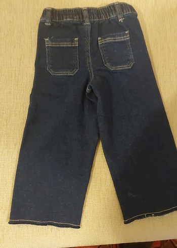 Kız Çocuk Kahverengi Denim Pantolon - Görsel 3