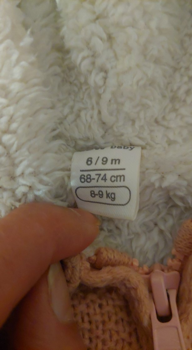 Kız Çocuk Pembe Kapüşonlu Triko Hırka - Görsel 2