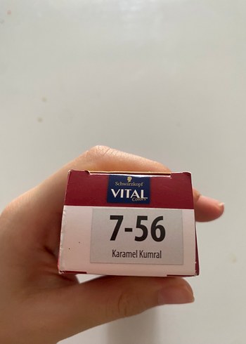 Schwarzkopf Vital 7-56 Karamel Kumral El Kremi