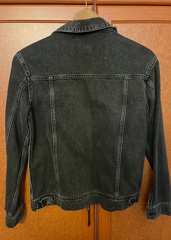 Kadın Siyah Kot Ceket - Görsel 2