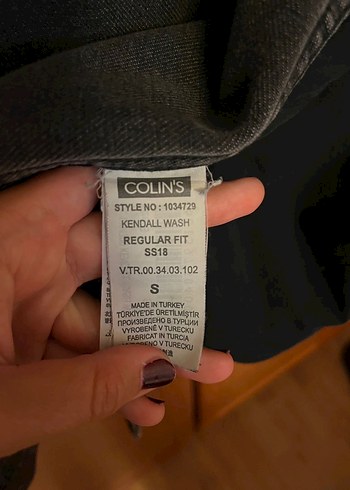 Kadın Siyah Kot Ceket - Görsel 4