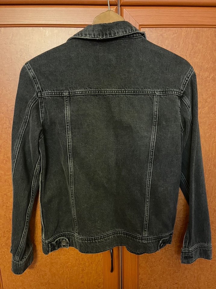 Kadın Siyah Kot Ceket - Görsel 2