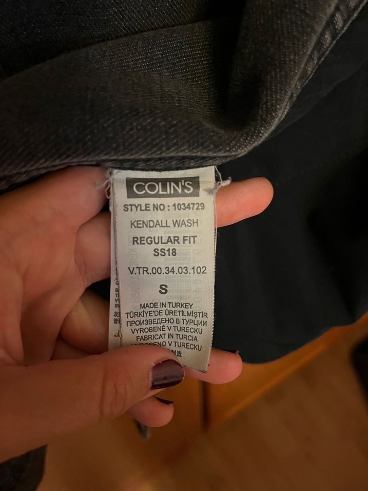 Kadın Siyah Kot Ceket - Görsel 4