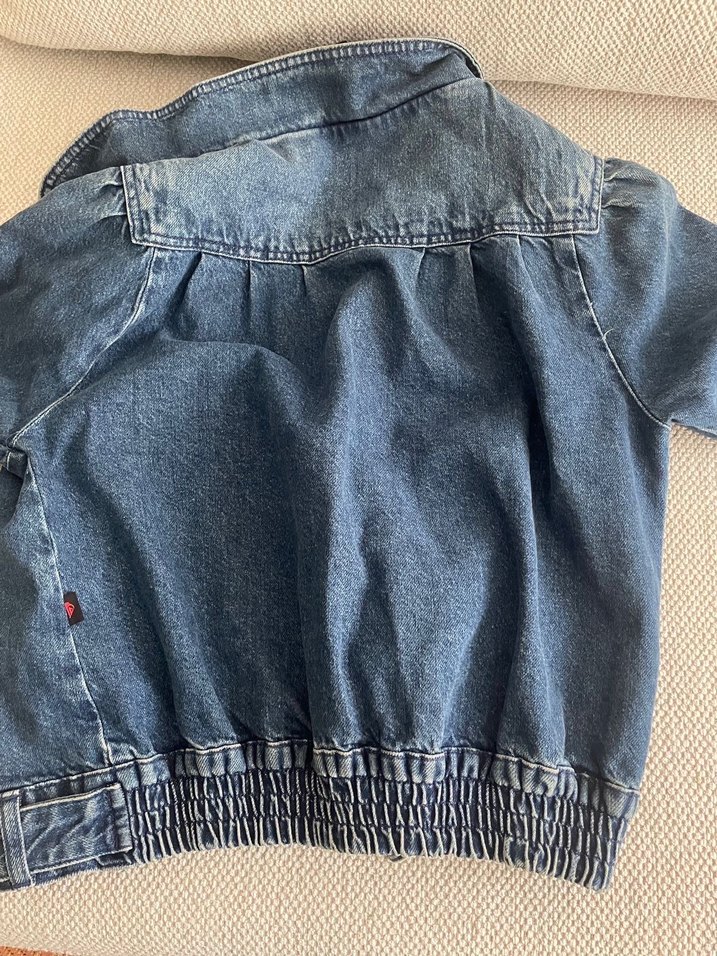 Quiksilver Mavi Kadın Kot Ceket - Görsel 4