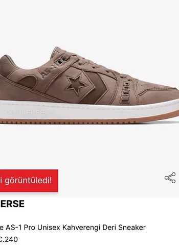 Converse AS-1 Pro Kahverengi Kadın Ayakkabısı - Görsel 2
