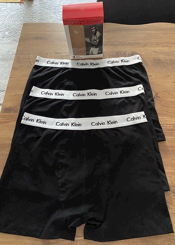 Calvin Klein 3 ADET BOXER Calvin Klein Siyah Erkek Boxer 3'lü Paket
