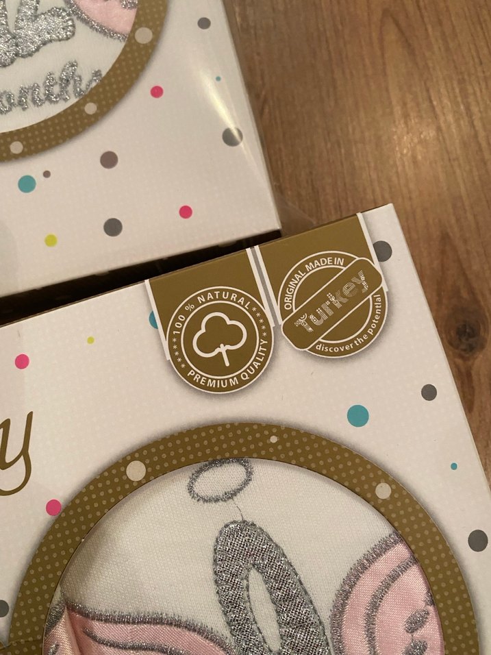 Baskılı Beyaz Bebek Body, uzun Kollu, Pamuklu - Görsel 4