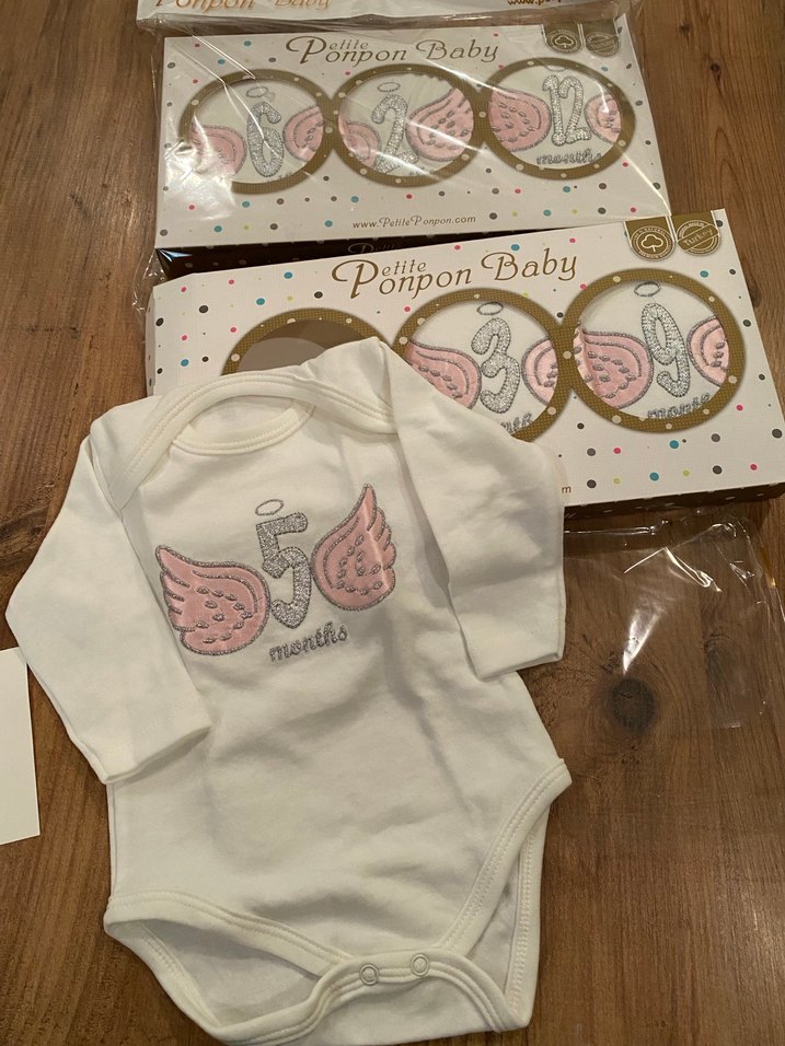 Baskılı Beyaz Bebek Body, uzun Kollu, Pamuklu - Görsel 3